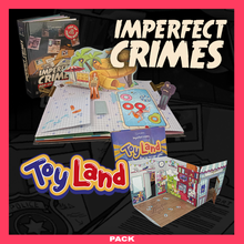Cargar imagen en el visor de la galería, Pack - Imperfect Crimes: Pop-Up Escape Book &amp; ToyLand: Pop-Up Escape Game
